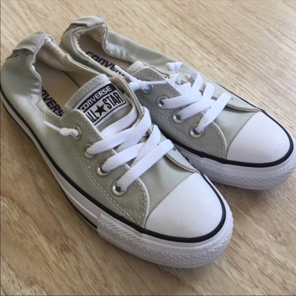 Converse Shoes - Converse light gray and white